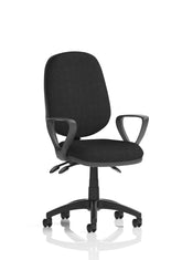 Eclipse Plus III Chair Black Loop Arms KC0038 DD